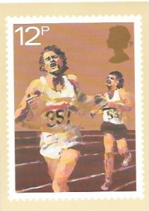 England 1980. Stamp image on front, Unused. Sports - Running