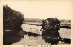 CPA TORCY Un Coin de l'Ile (1298904)