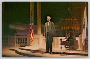 Disneyland Abraham Lincoln American History Comes To Life Postcard M23