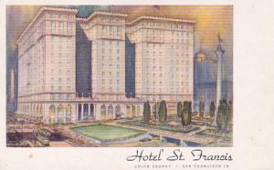 California San Francisco Hotel St Francis 1945