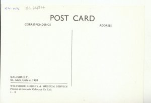 Wiltshire Postcard - St Ann´s Gate c1910 - Salisbury - Ref 18052A