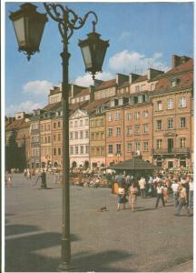 Poland, Warsaw, Warszawa, Rynek Starego Miasta, unused Postcard