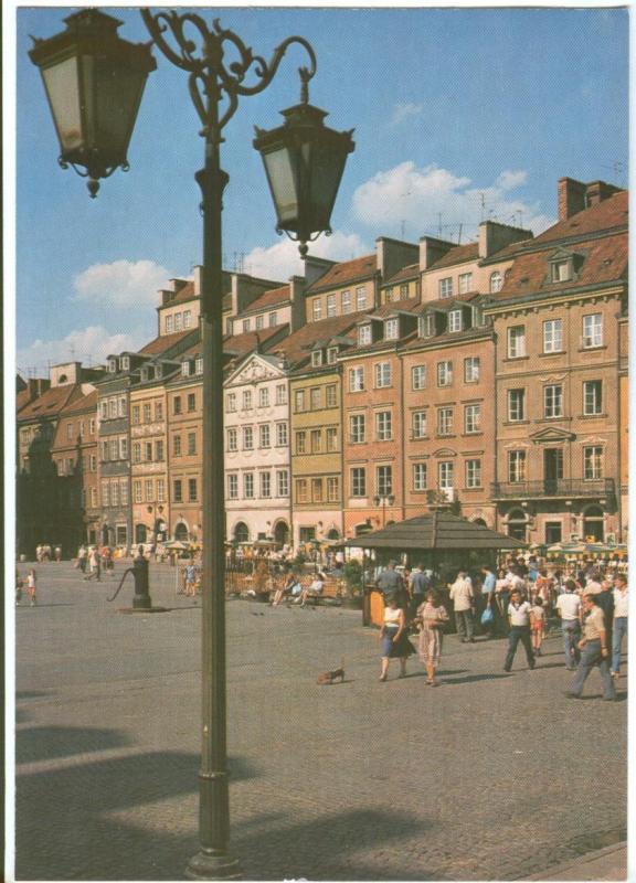 Poland, Warsaw, Warszawa, Rynek Starego Miasta, unused Postcard