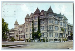 1909 Front View OF Hotel Metropole Oakland California CA Antique Posted Postcard 