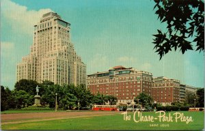 Vtg The Chase Park Plaza Hotel St Louis Missouri MO Unused Chrome Postcard