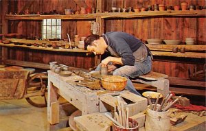 Potters Shop Old Sturbridge Village, Massachusetts MA Postcard