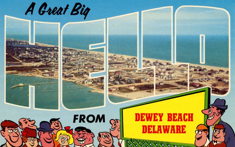 DE - Dewey Beach. Aerial View