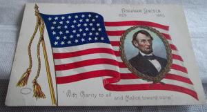 Lincoln Postcard - Civil War