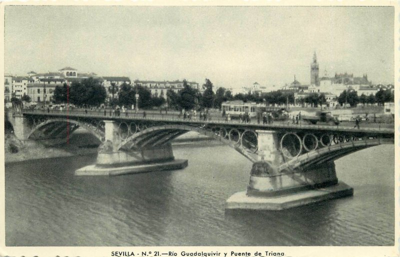 Spain Sevilla Puente de Triana bridge