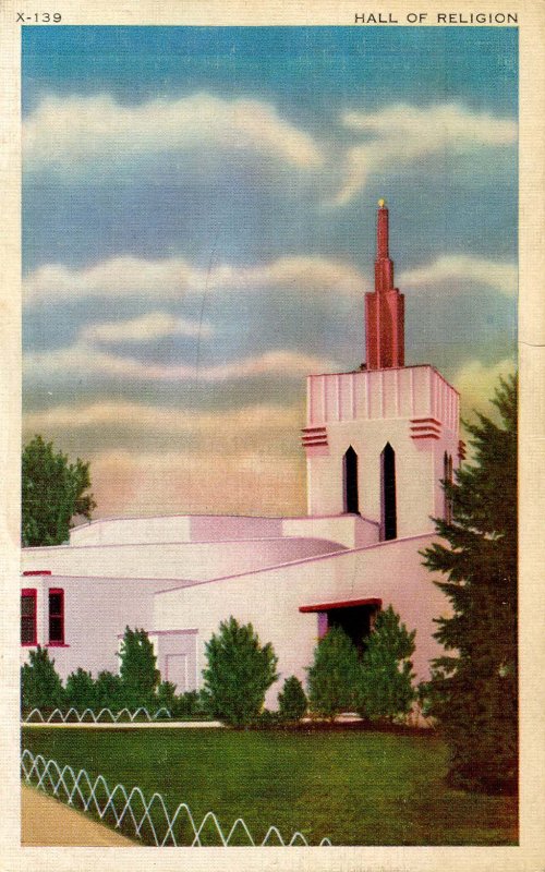 IL - Chicago. 1934 International Exposition. Hall of Religion