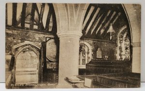 St. Giles Stoke Poges Gray Pew in Corner Buckinghamshire Postcard A7