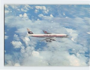 Postcard DC, 8 Jet Courier, Japan Air Lines