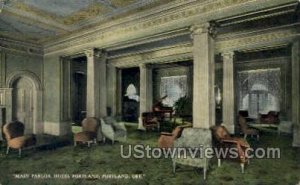Main Parlor, Hotel Portland - Oregon