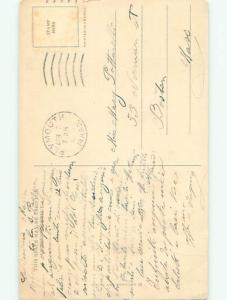 Divided-Back EASTER BUNNY RABBIT SCENE Cute Postcard AA1224