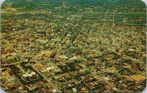 Air View Downtown Denver Colorado CO Postcard VTG UNP Dexter Vintage Unused 