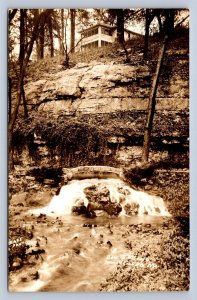 JH4/ Neosho Missouri RPPC Postcard c1940s Big Spring Home 41