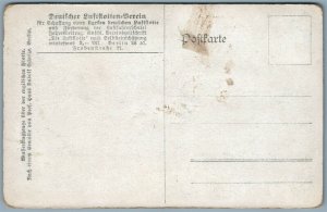 AVIATION & NAVY GERMAN WWI ERA ANTIQUE POSTCARD