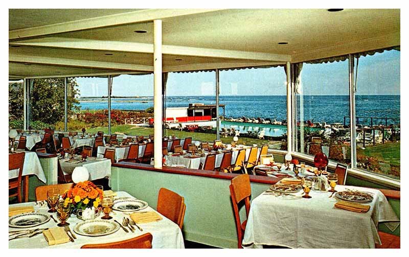 Postcard HOTEL SCENE Kennebunkport Maine ME AQ4725