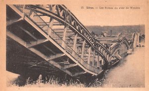 Les Ruines du Pont de Wandre Liege Belgium Unused 