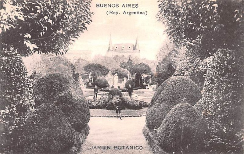 Jardin Botanico Buenos Aires Argentina Unused 