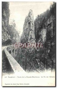 Old Postcard Dauphine Road Grande Chartreuse Peak L oeilette