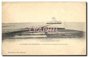 Old Postcard The Chapus Marennes near Fort Louvois And Dungeon