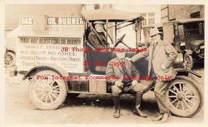 IL, Peoria, Illinois, RPPC, Hart Oil Burner Advertising Truck, Treat Brothers