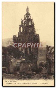 Old Postcard Nyons Notre Dame du Bon Secours Chapel