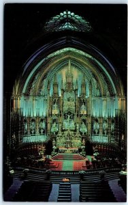 M-42853 Interior View of Notre-Dame Church Montreal Canada