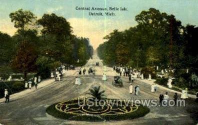 Central Ave., Belle Isle Park - Detroit, Michigan MI  