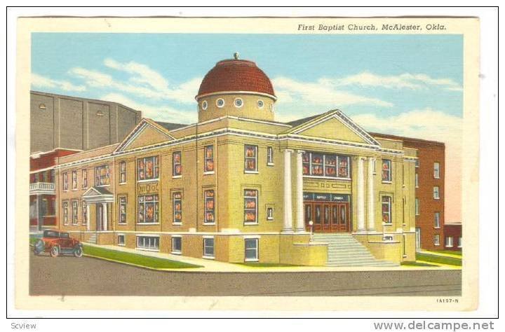 First Baptist Church, McAlester, Oklahoma, 1930-1940s