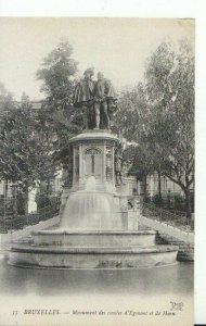 Belgium Postcard - Bruxelles - Monument Des Comtes d'Egmont Et De Horn - 14693A