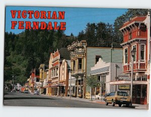 Postcard Victorian Ferndale, California