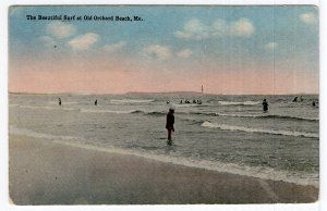 The Beautiful Surf at Old Orchard beach, Me