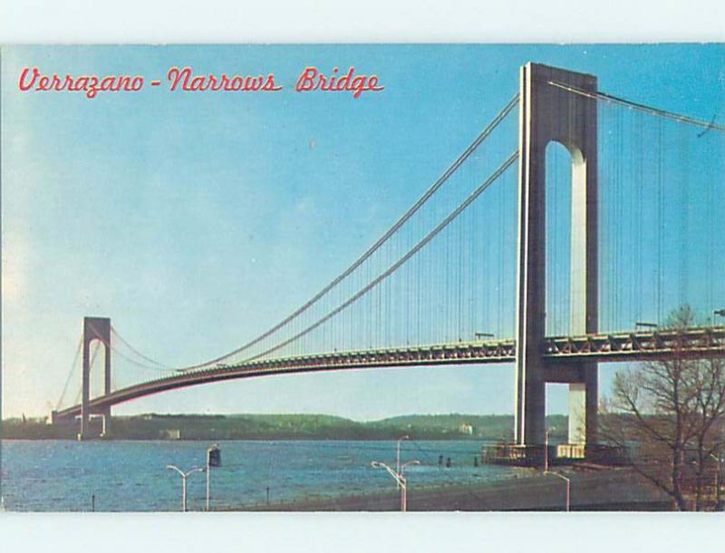 Pre-1980 NARROWS BRIDGE Brooklyn & Staten Island - New York City NY H7777@