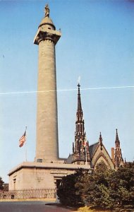 George Washington's Monument Baltimore, Maryland MD Postcards