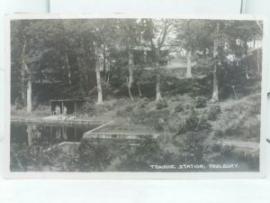 Vintage Rp Postcard Army Training Station Youlbury Posted 1937 Just Pre WW2