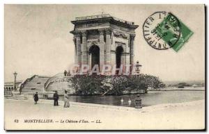 Old Postcard Chateau d & # 39eau Montpellier