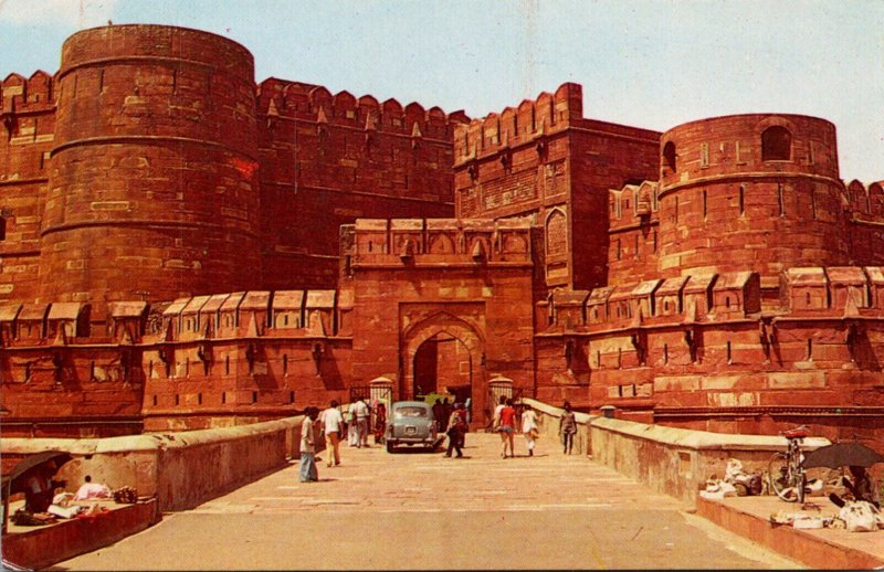 Indian Agra Fort Amar Singh Gate