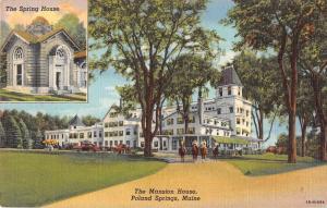 Poland Springs Maine Mansion House Antique Postcard J52415