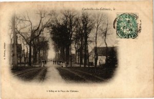 CPA CORBEILLES-du-GATINAIS - L'Allée et le Pont du Chateau (227954)