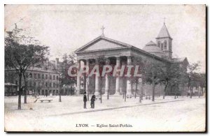 Postcard Old Lyon Eglise Saint Pothin