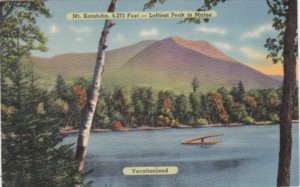 Maine Mount Katahdin 5,273 Feet Loftiest Peak In Maine