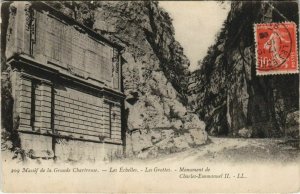 CPA LES ECHELLES Les Grottes - Monument - Grande Chartreuse (1195366)