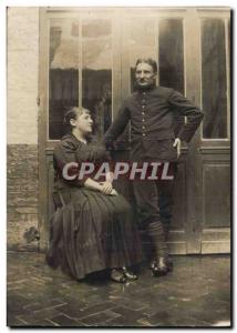 PHOTO CARD Adrien Thibault Germaine Ballat 98 Place Gambetta Lisieux August 8...