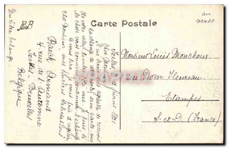 Postcard Old House Brussels Corporate