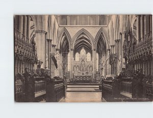 Postcard The Choir Salisbury Cathedral Salisbury England