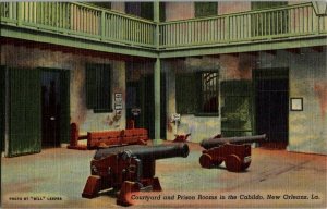 Courtyard Prison Rooms Cabildo New Orleans Vintage Postcard Standard View Card 