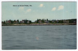 Shore at Ocean Point, Me.