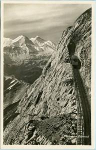 Switzerland - Mt. Pilatus Railway, Esel Summit   *RPPC